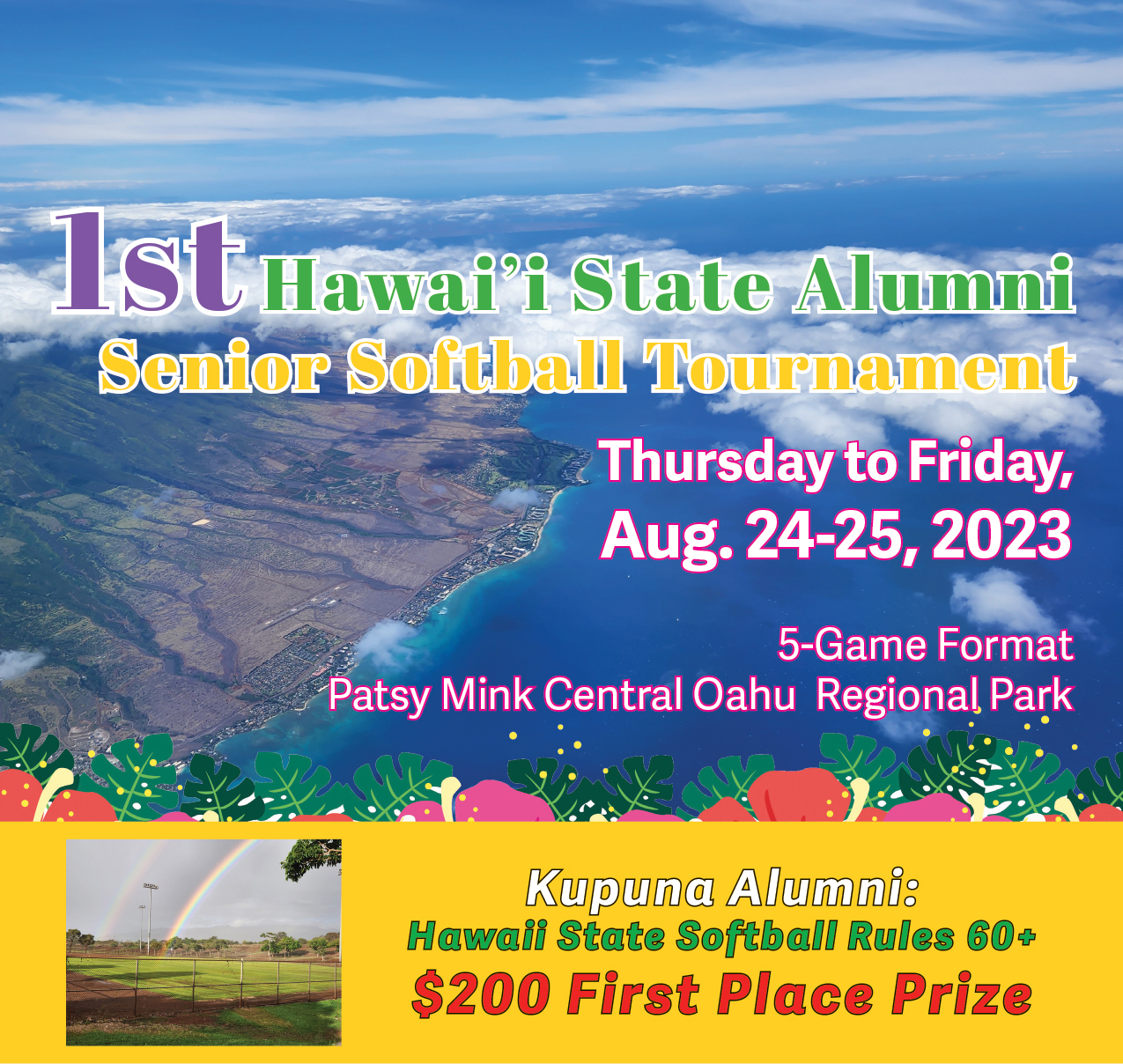 Oahu Senior Softball Senior Softball on the island of Oahu